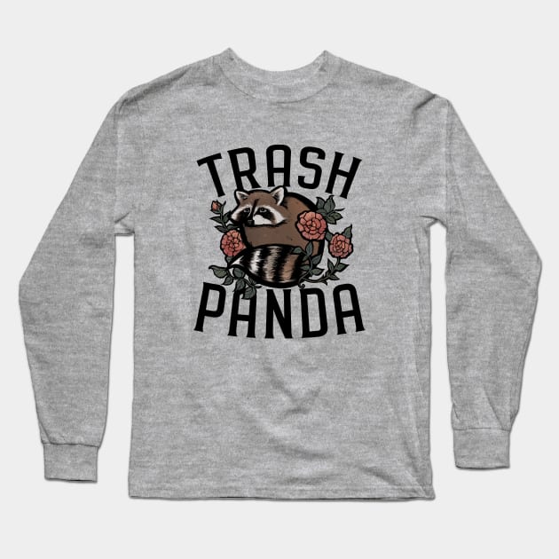 Trash Panda Long Sleeve T-Shirt by bubbsnugg